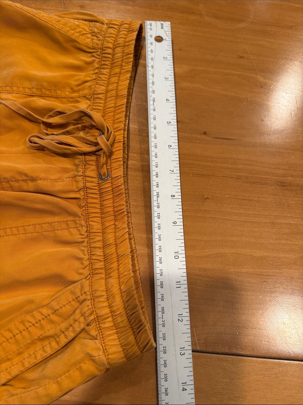 Garage Women's Drawstring Utility Shorts - Rust Color- small - Picture 4 of 5